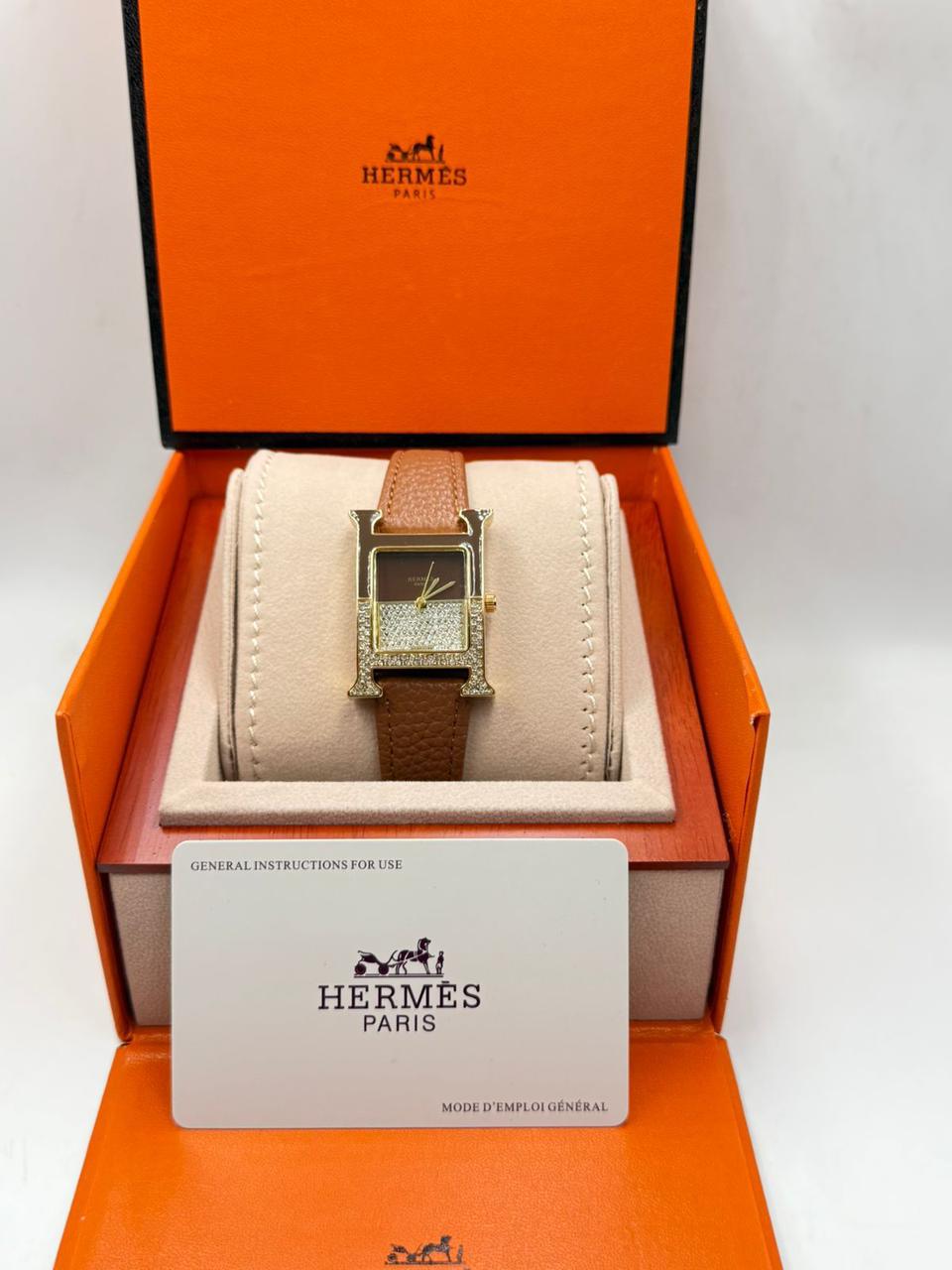 Hermes Inspired H Shape Watch for Women Luxury Designer Watch