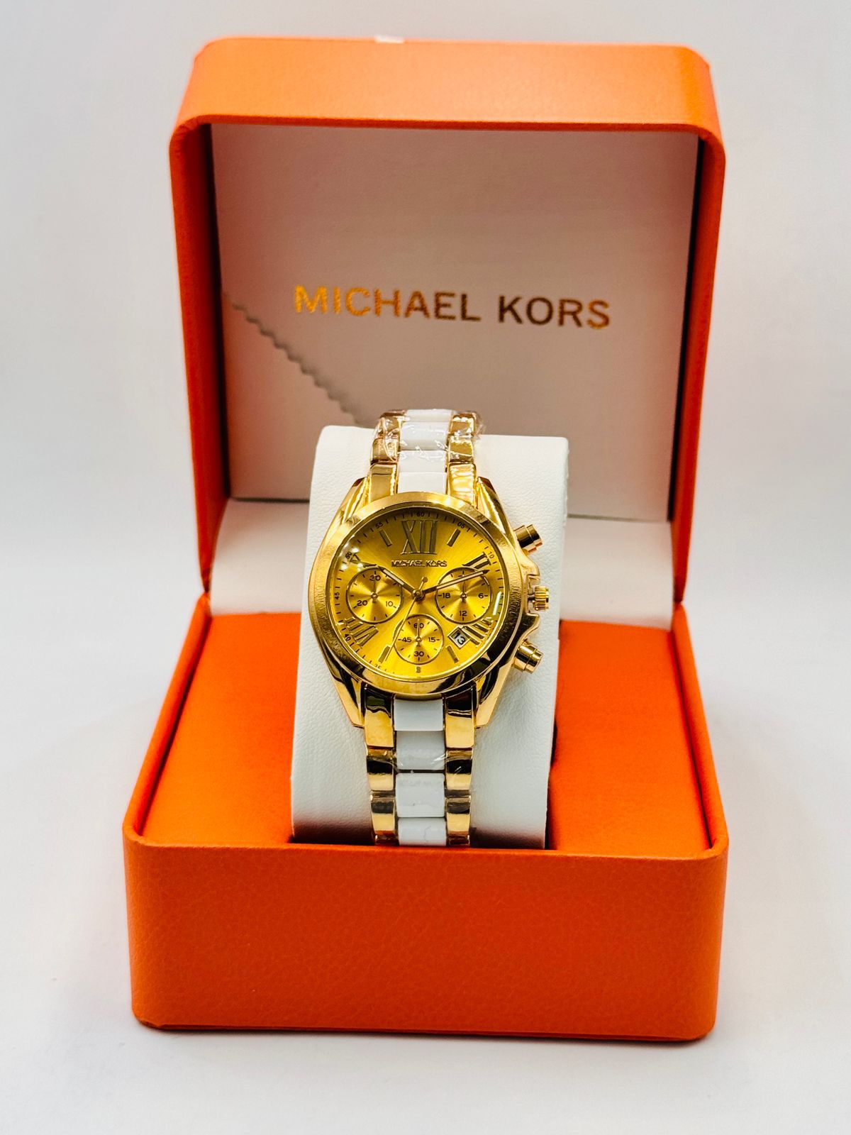 Michael Kors Women’s Chronograph Watch Luxury Stainless Steel Designer Wristwatch