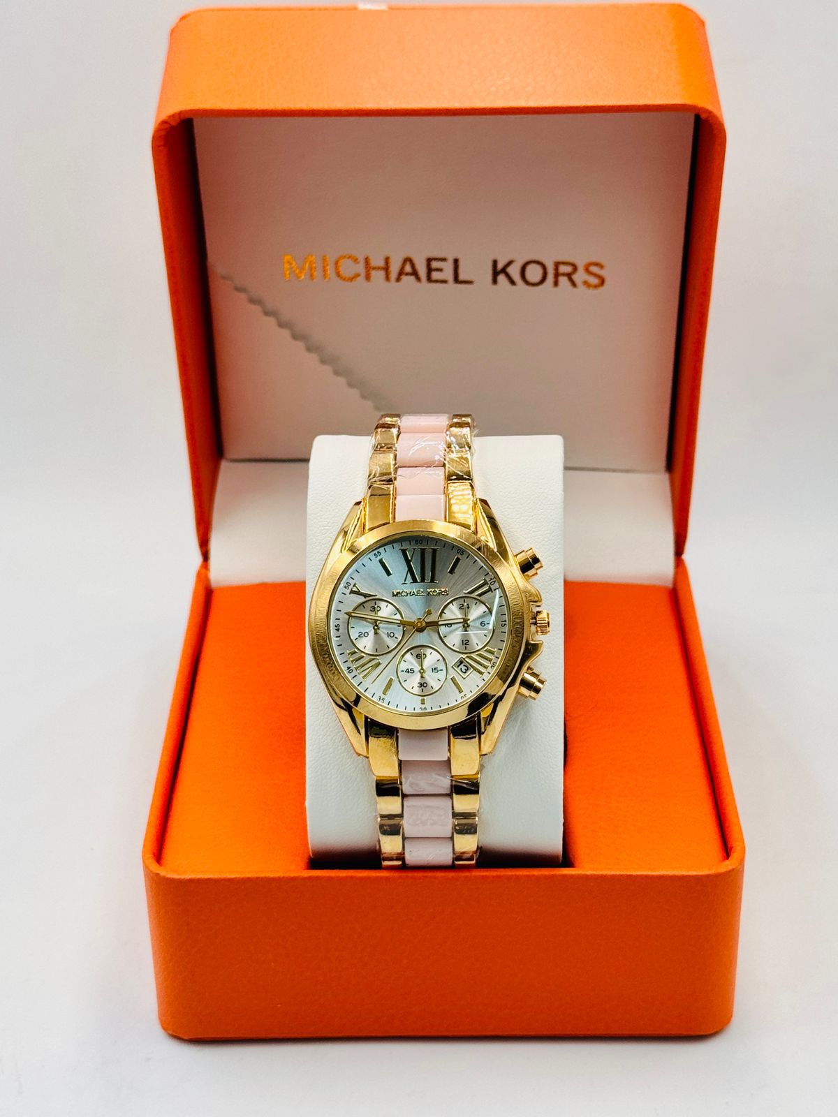 Michael Kors Women’s Chronograph Watch Luxury Stainless Steel Designer Wristwatch
