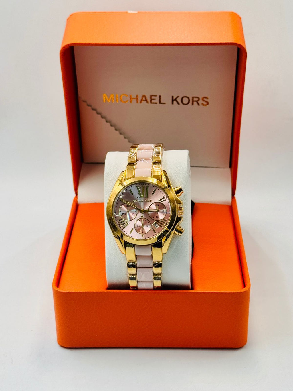 Michael Kors Women’s Chronograph Watch Luxury Stainless Steel Designer Wristwatch