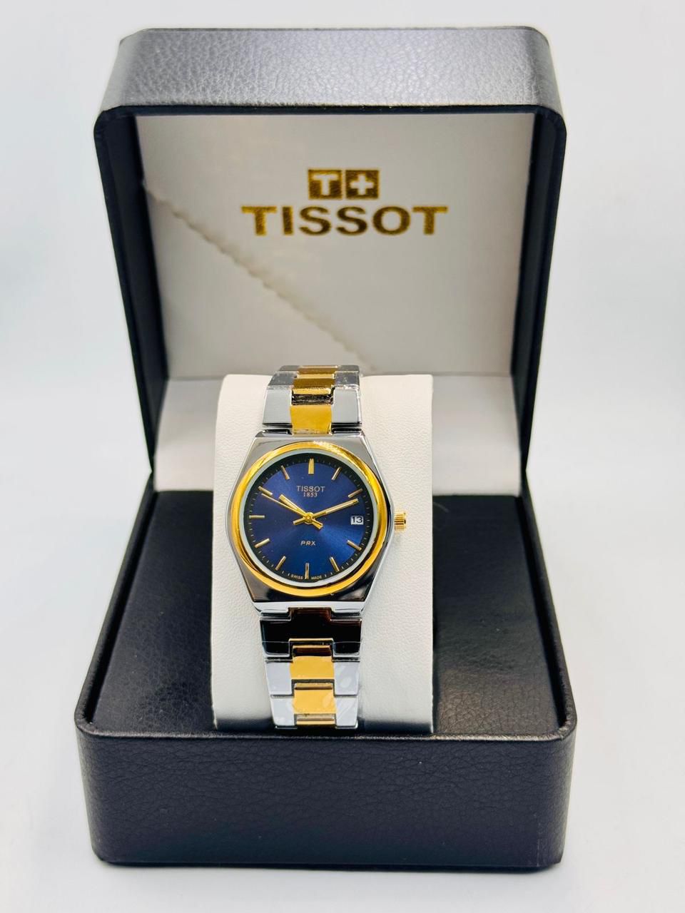 Tissot Women’s Luxury Watch Stainless Steel Two Tone Designer Wristwatch
