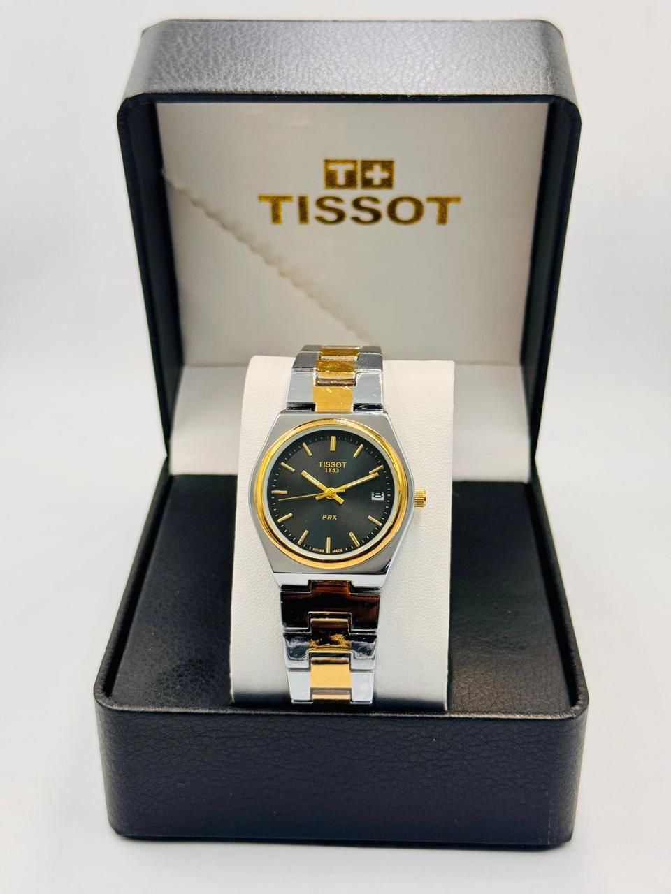 Tissot Women’s Luxury Watch Stainless Steel Two Tone Designer Wristwatch