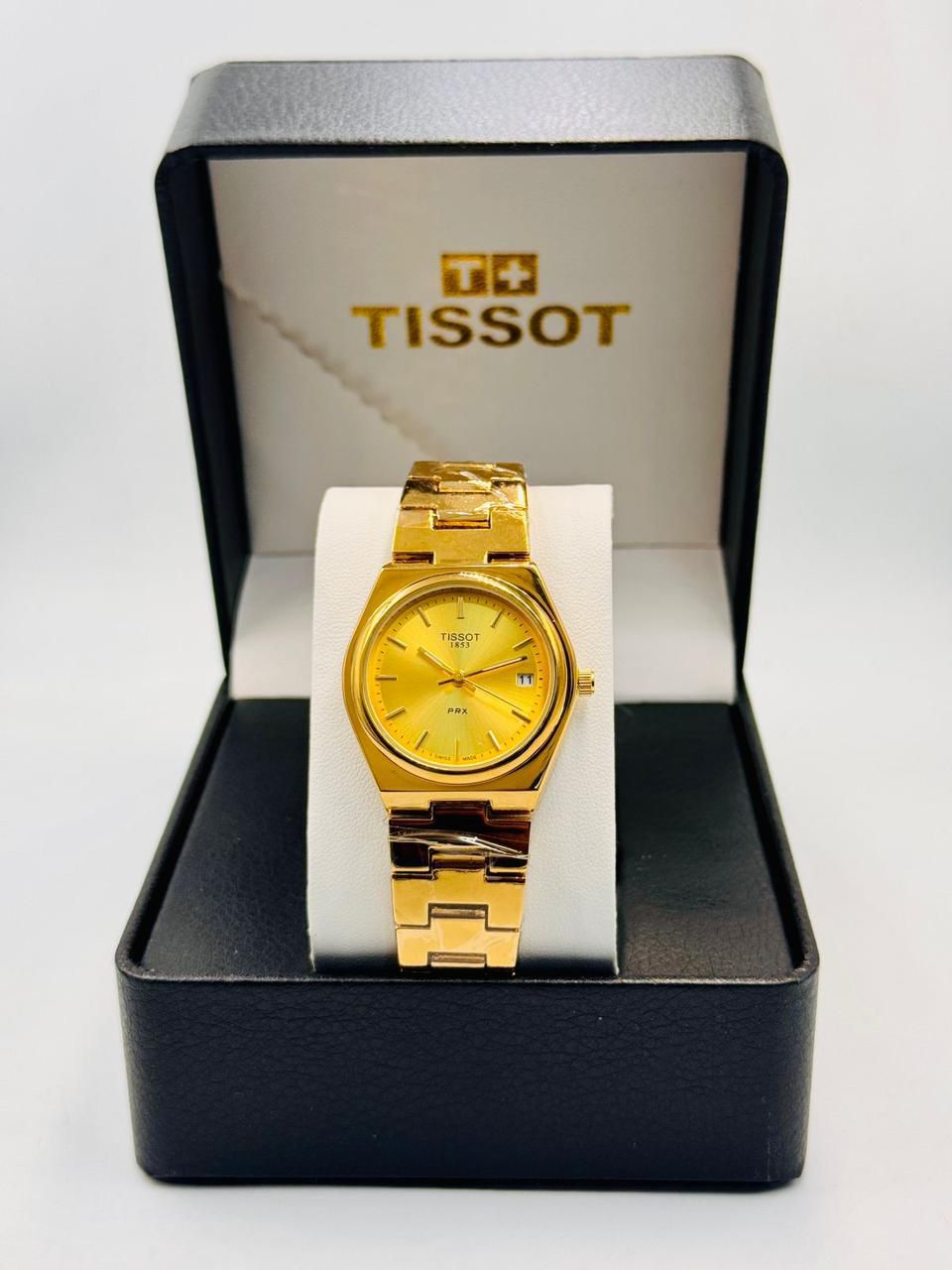 Tissot Women’s Luxury Watch Stainless Steel Two Tone Designer Wristwatch