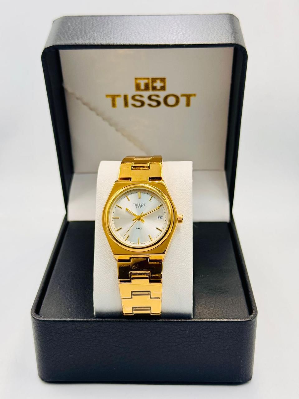 Tissot Women’s Luxury Watch Stainless Steel Two Tone Designer Wristwatch