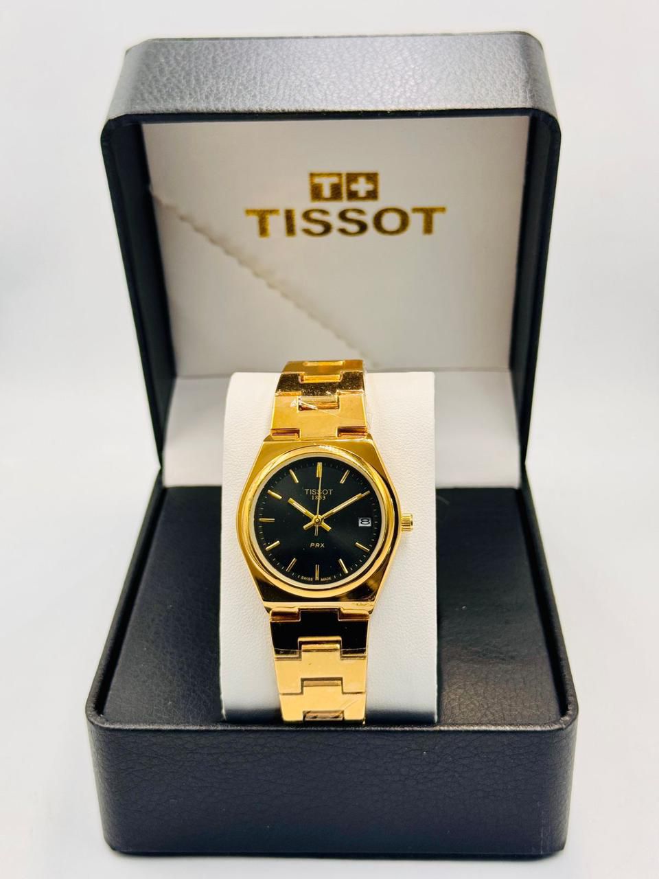 Tissot Women’s Luxury Watch Stainless Steel Two Tone Designer Wristwatch