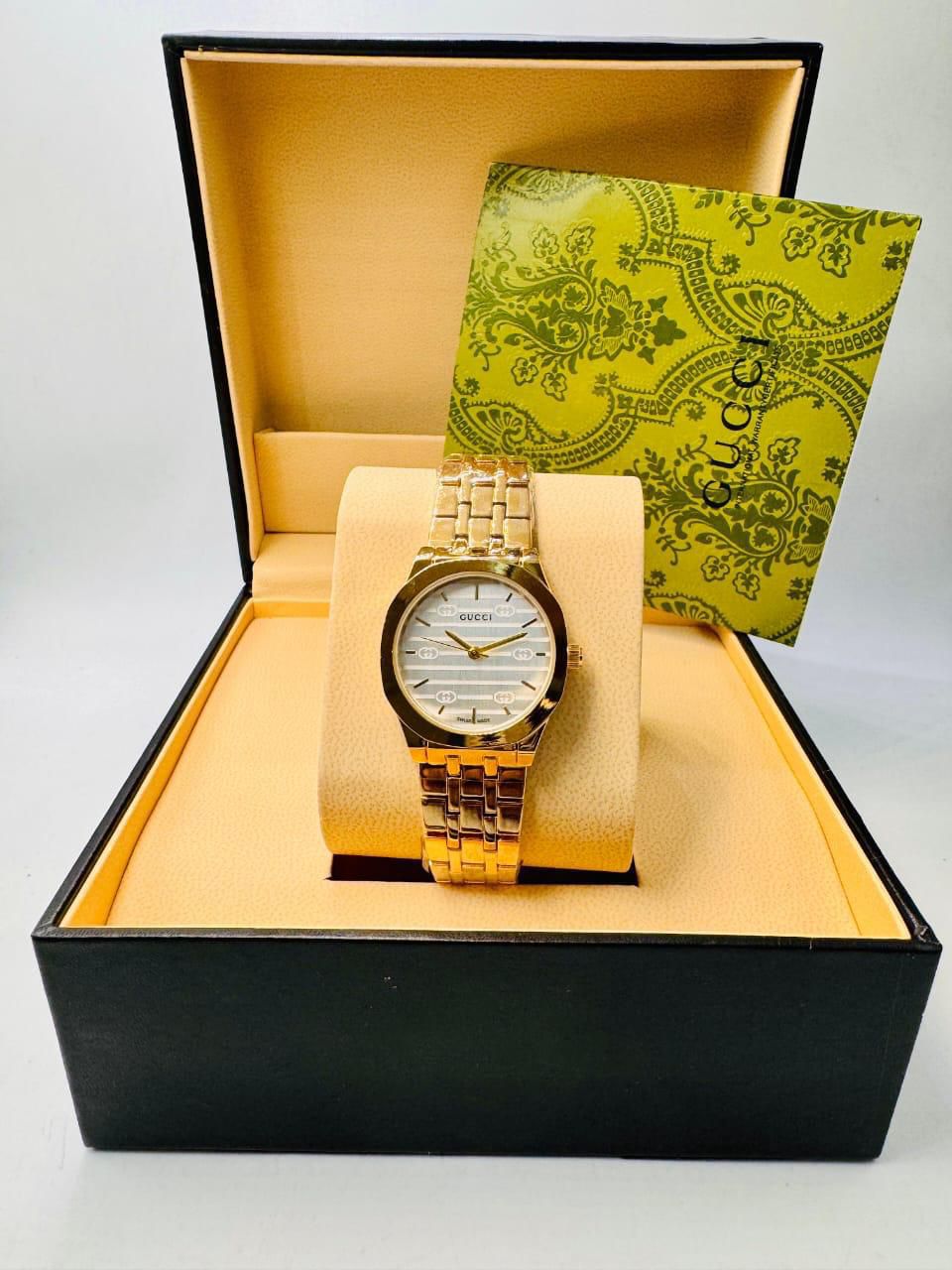 Gucci Women’s Luxury Watch Stainless Steel Designer Wristwatch