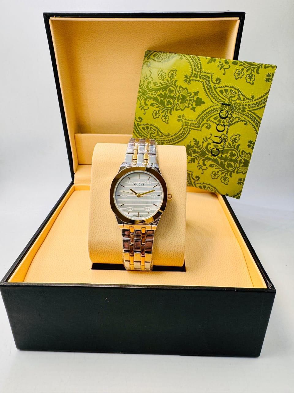 Gucci Women’s Luxury Watch Stainless Steel Designer Wristwatch