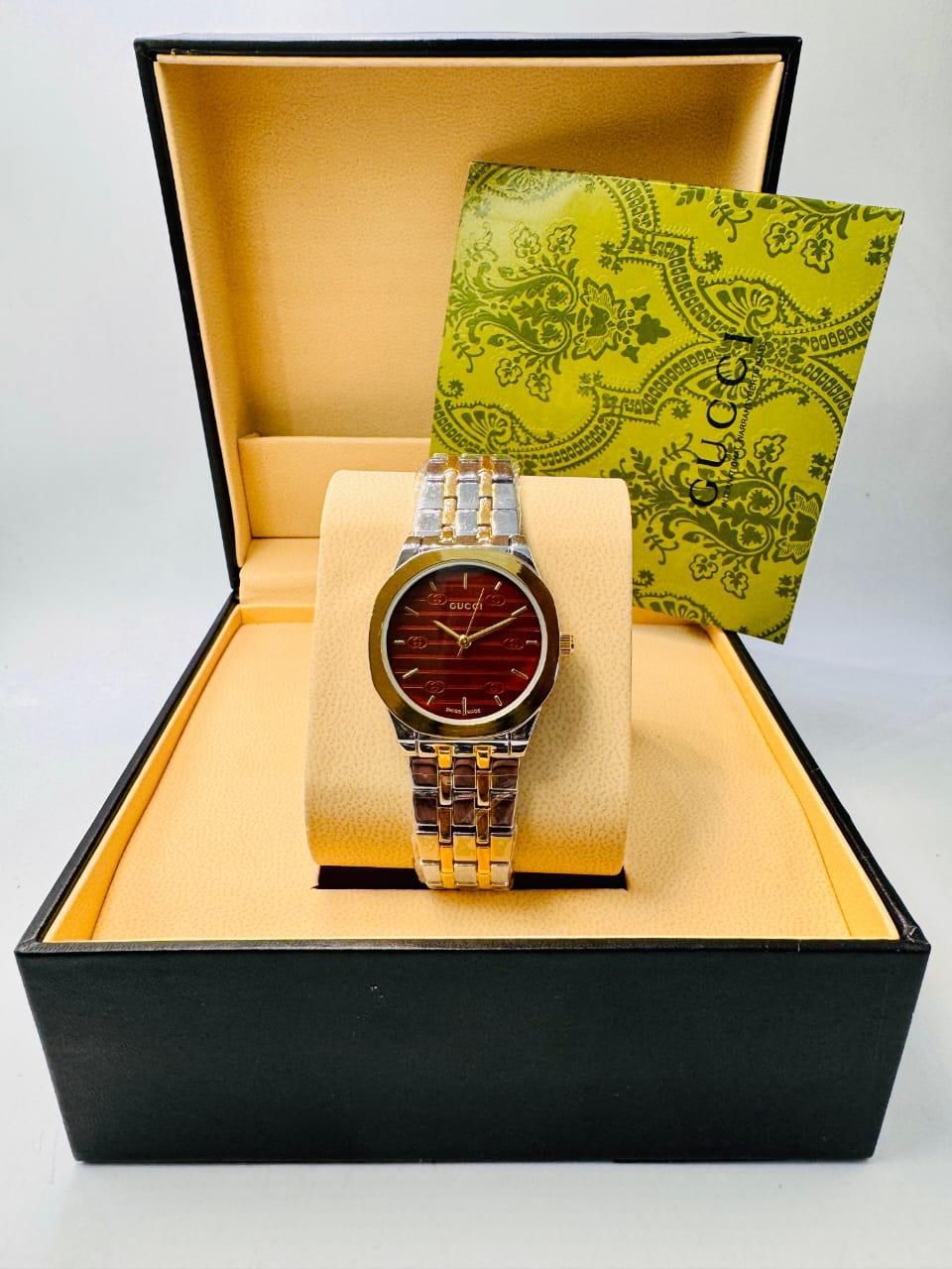 Gucci Women’s Luxury Watch Stainless Steel Designer Wristwatch