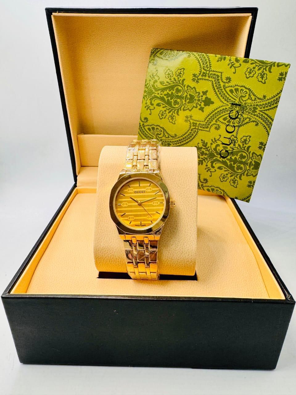 Gucci Women’s Luxury Watch Stainless Steel Designer Wristwatch