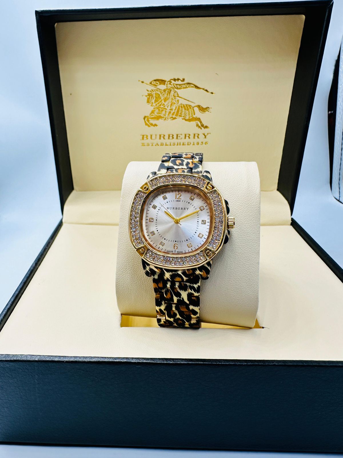 Burberry Women’s Luxury Floral Watch Designer Wristwatch