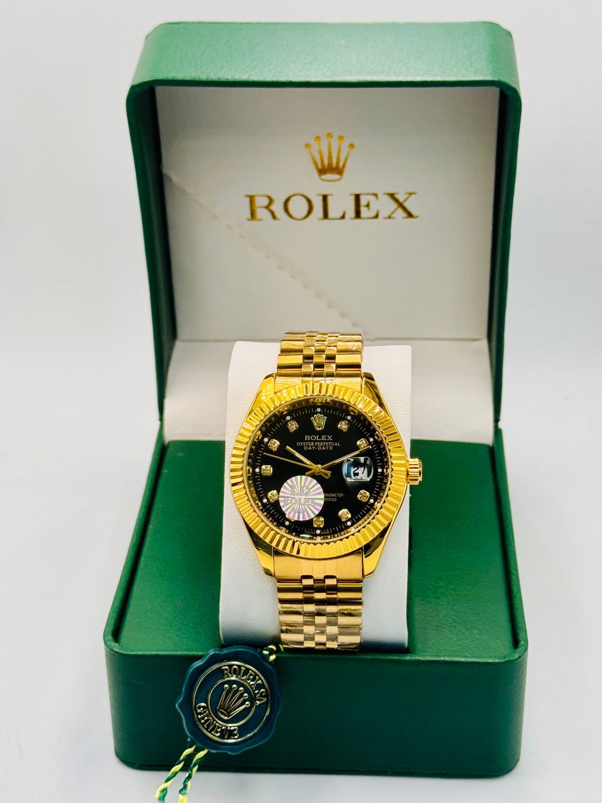 Rolex Datejust Style Two Tone Men's Wrist Watch