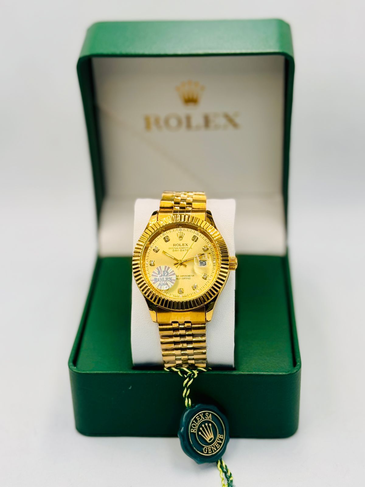 Rolex Datejust Style Two Tone Men's Wrist Watch