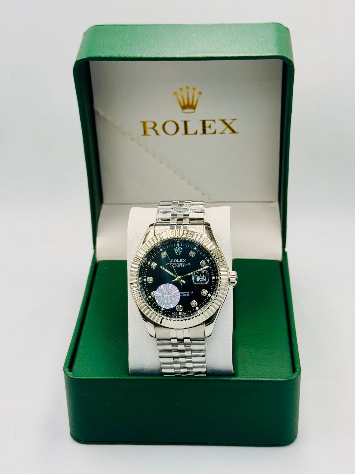 Rolex Datejust Style Two Tone Men's Wrist Watch