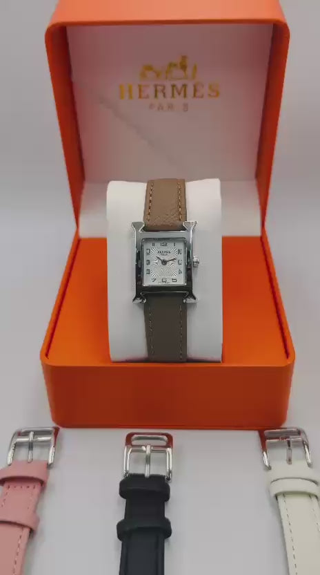 Hermes Inspired H Shape Watch for Women Luxury Designer Watch